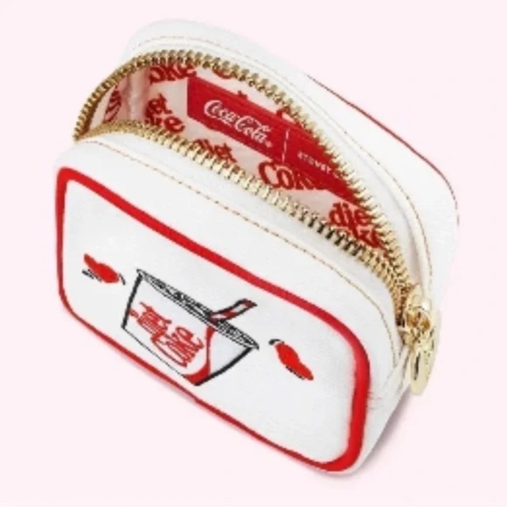 Stoney Clover Lane  x Diet Coke embroidered mini pouch ♥️